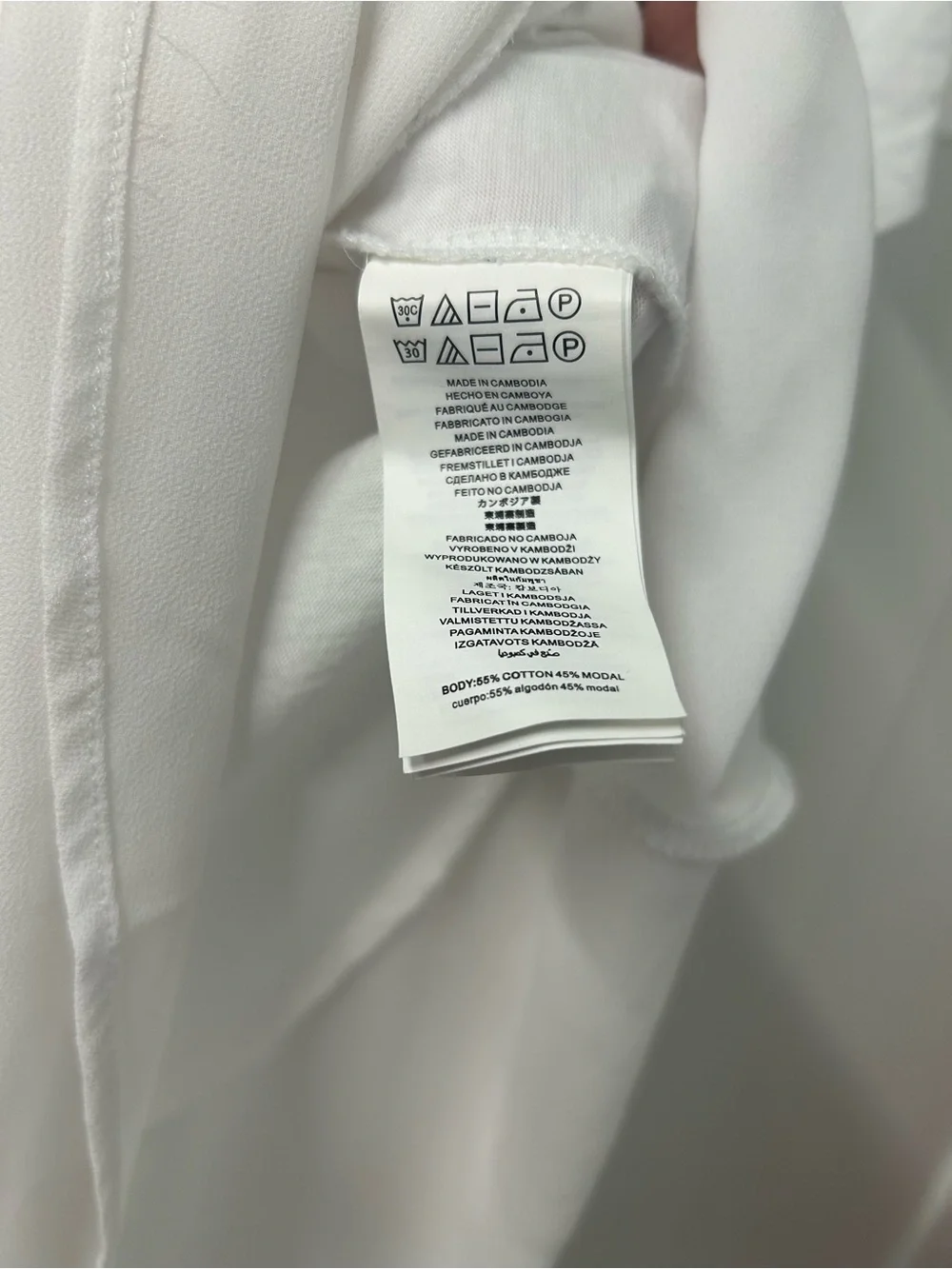 Michael Kors White Short Sleeve Layered Peplum Tunic